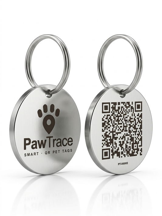 PawTrace Smart QR Pet Tag - 2-Pack