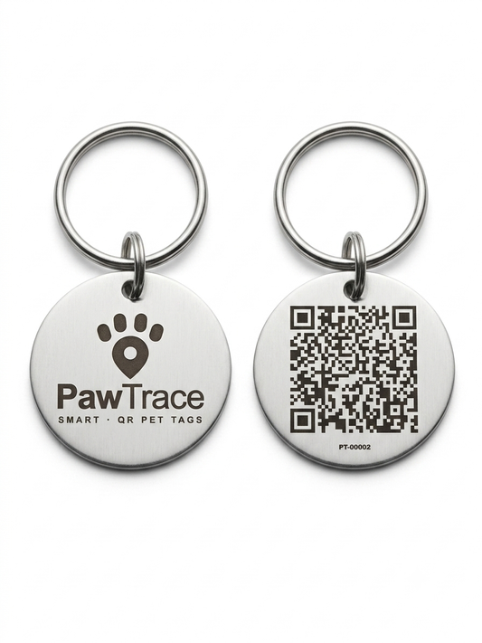 PawTrace Smart QR Pet Tag - 2-Pack